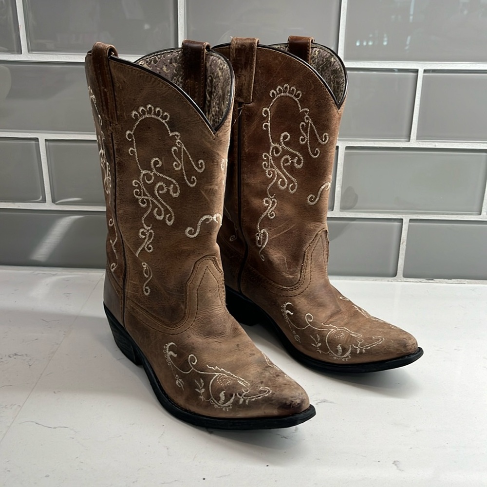 Smoky Mountain Girls Jolene Snip Toe Boots Size 4.5 R‎